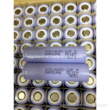 3.7V 18650 2200mAh Rechargeable Lithium Battery